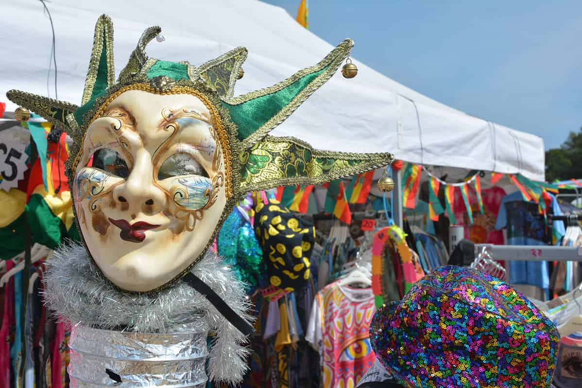 Harlequin Fayre stall