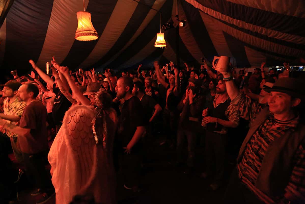 Harlequin Fayre - Harlequin Stage crowd