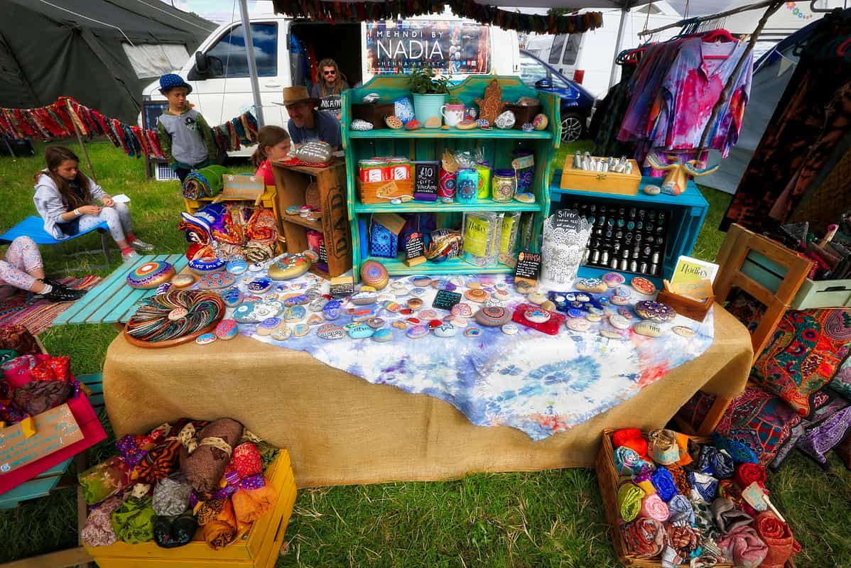 Harlequin Fayre stall