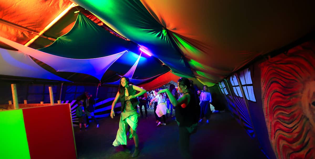 Harlequin Fayre - White Rabbit Stage