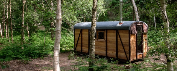 Harlequin Fayre - glamping hut